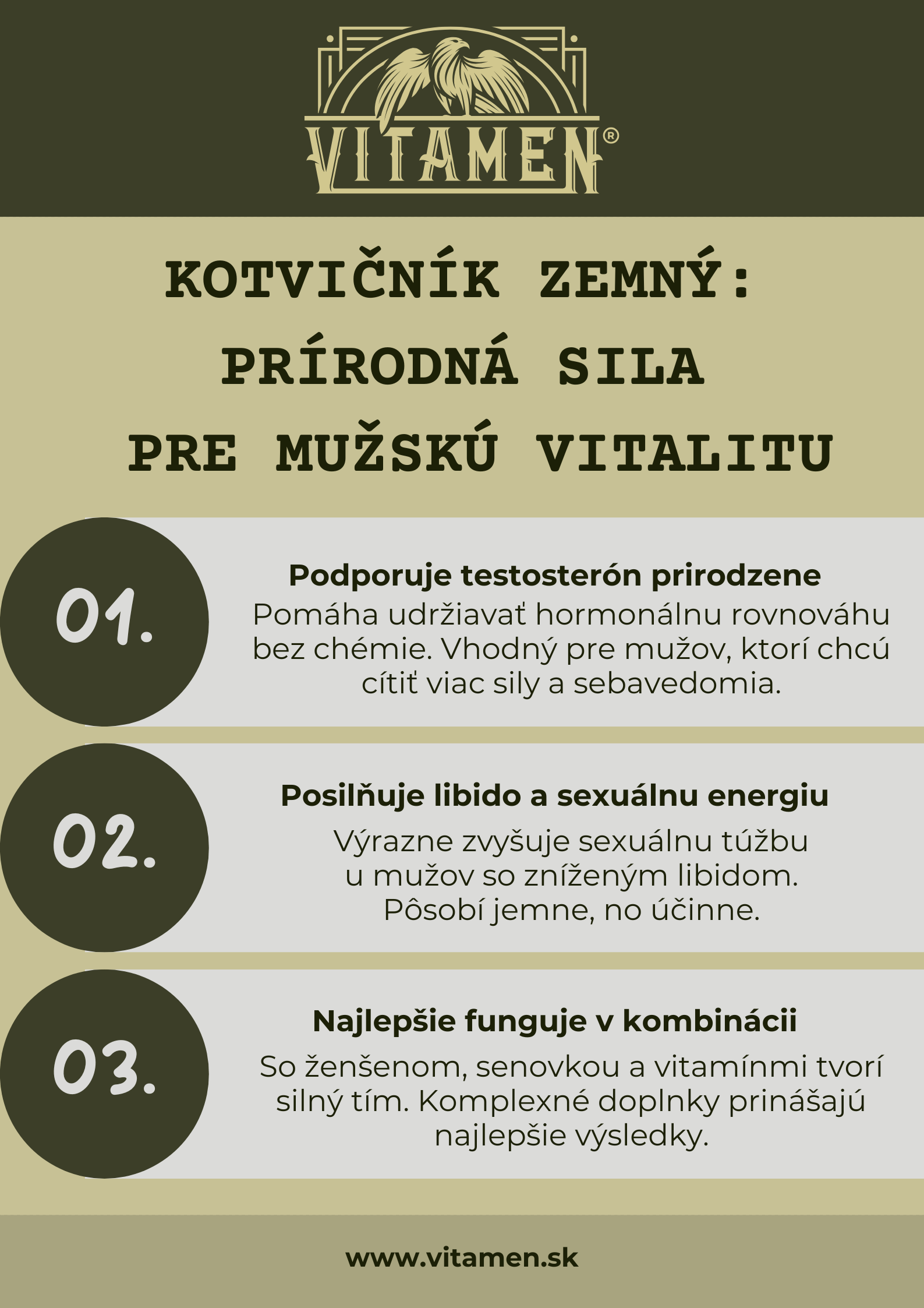 Infografika: Ako kotvičník zemný pomáha mužom krok za krokom